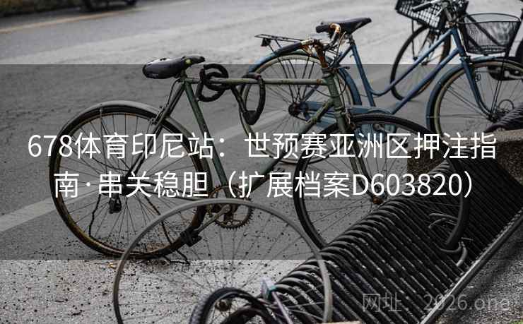 678体育印尼站：世预赛亚洲区押注指南·串关稳胆（扩展档案D603820）
