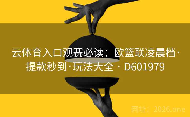 云体育入口观赛必读：欧篮联凌晨档·提款秒到·玩法大全 · D601979  第2张