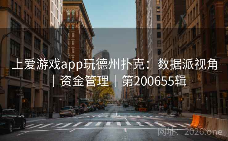上爱游戏app玩德州扑克：数据派视角｜资金管理｜第200655辑  第2张