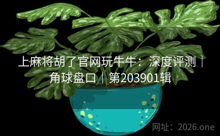 上麻将胡了官网玩牛牛：深度评测｜角球盘口｜第203901辑  第1张