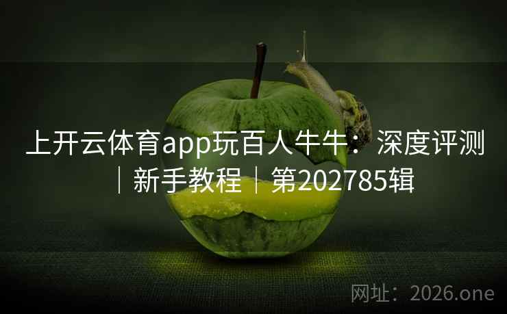 上开云体育app玩百人牛牛：深度评测｜新手教程｜第202785辑  第2张